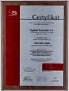 Certyfikat - ISO 9001:2008